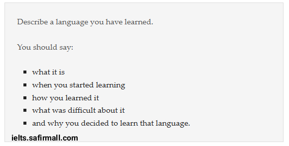 نمونه سوالات Cue Cart آیلتس