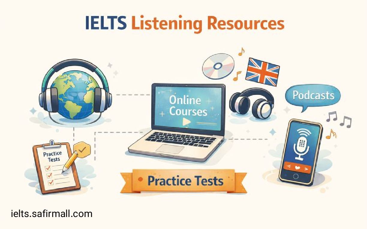منابع لیسنینگ برای آیلتس